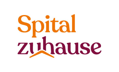 Spital zuhause Logo zweizeilig